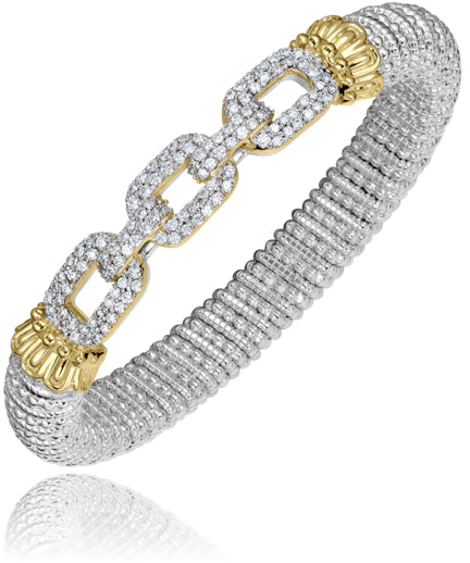 Vahan 14k Gold & Sterling Silver Diamond Bracelet