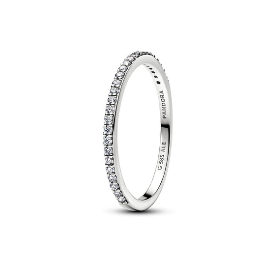 Pandora Era Lab-Grown Diamond Half Eternity Pavé Band Ring