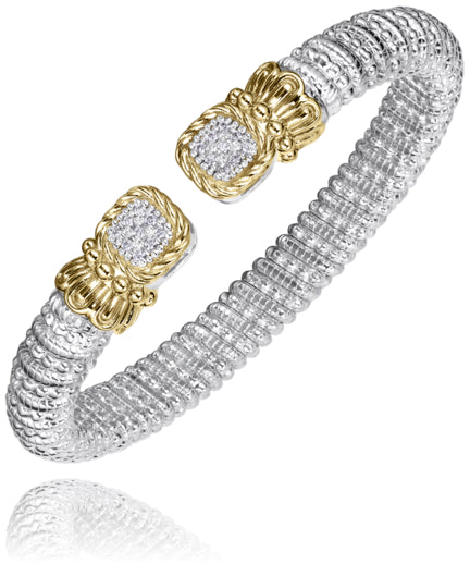 Vahan 14k Gold & Sterling Silver Diamond Bracelet