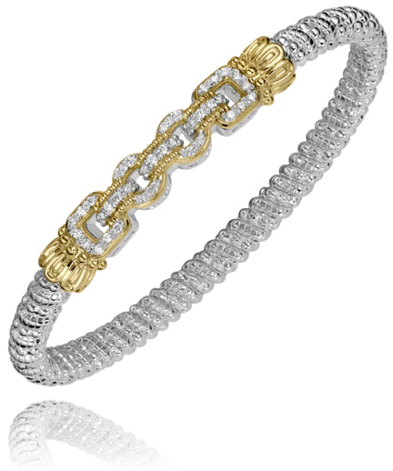 Vahan 14k Gold & Sterling Silver Diamond Bracelet