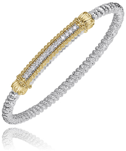 Vahan 14k Gold & Sterling Silver Diamond Bracelet