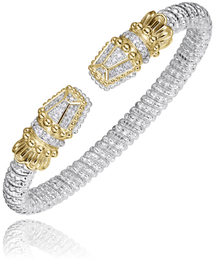 Vahan 14k Gold & Sterling Silver Diamond Bracelet