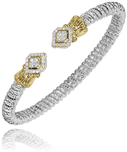 Vahan 14k Gold & Sterling Silver Diamond Bracelet