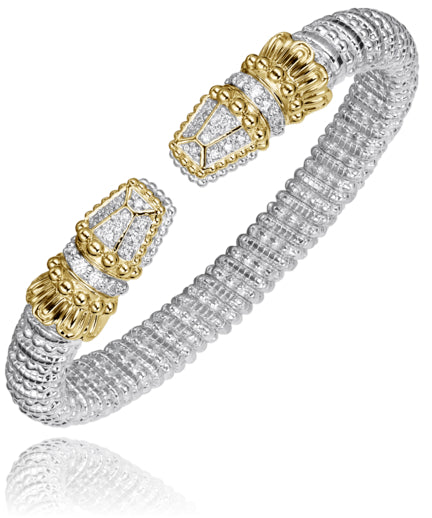Vahan 14k Gold & Sterling Silver Diamond Bracelet