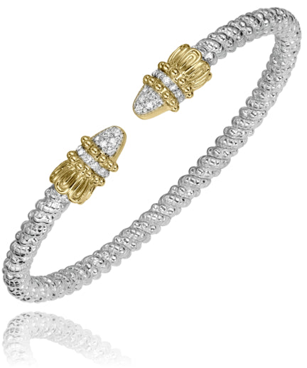 Vahan 14k Gold & Sterling Silver Diamond Bracelet
