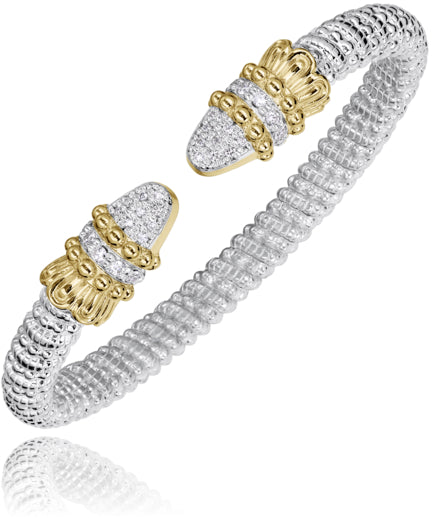 Vahan 14k Gold & Sterling Silver Diamond Bracelet