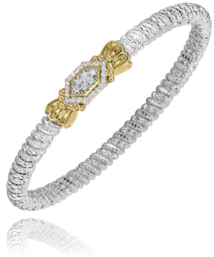 Vahan 14k Gold & Sterling Silver Diamond Bracelet