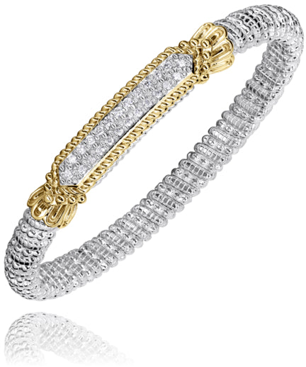 Vahan 14k Gold & Sterling Silver Diamond Bracelet