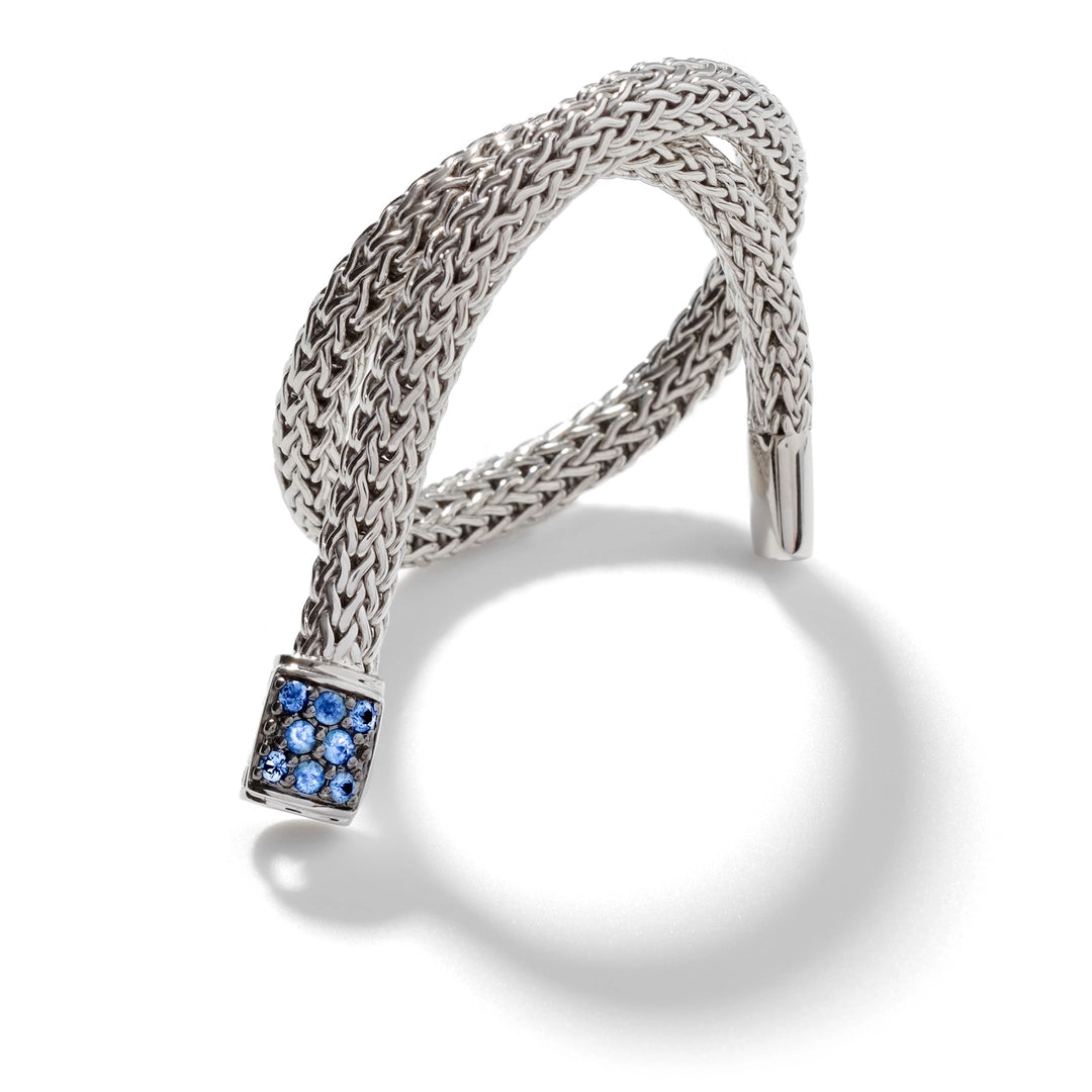 Icon Bracelet, Sterling Silver, Pave, 5MM