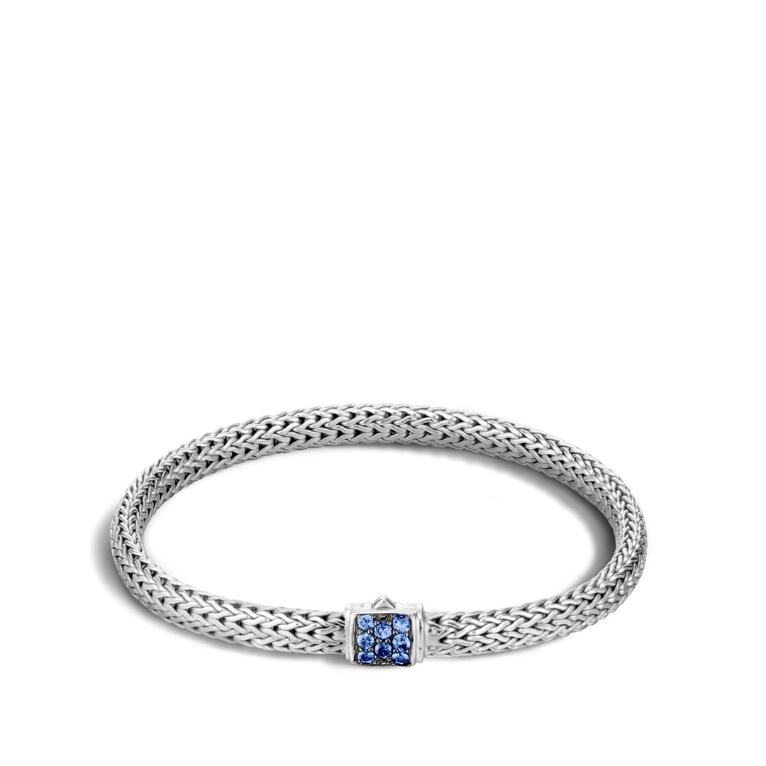 Icon Bracelet, Sterling Silver, Pave, 5MM