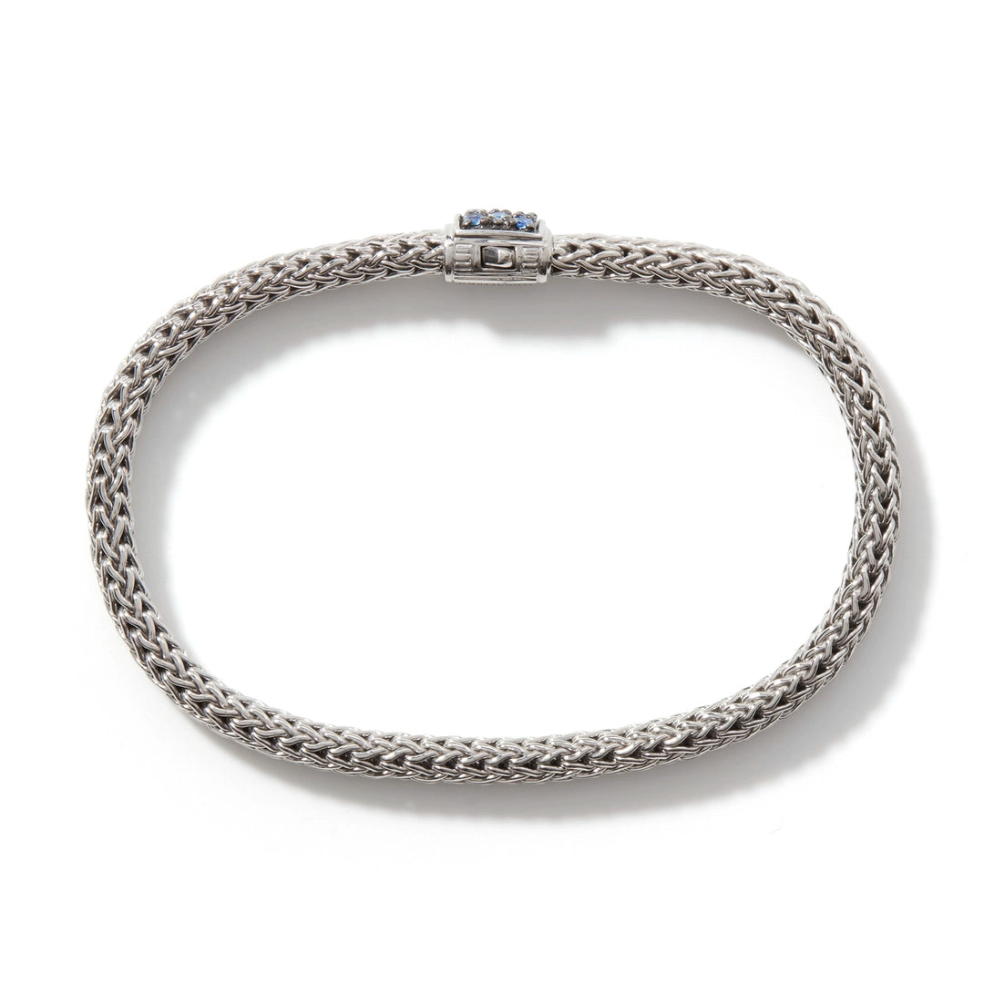 Icon Bracelet, Sterling Silver, Pave, 5MM