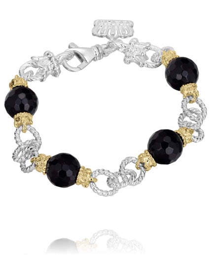 Vahan 14k Gold & Sterling Silver Chain Bracelet