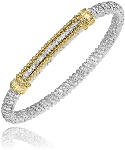 Vahan 14k Gold & Sterling Silver Diamond Bracelet