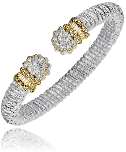 Vahan 14k Gold & Sterling Silver Diamond Bracelet