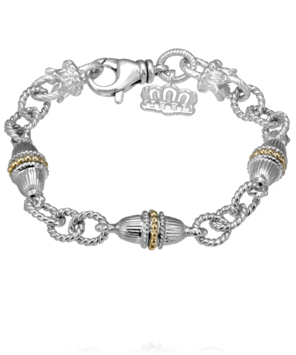 Vahan 14k Gold & Sterling Silver Chain Bracelet