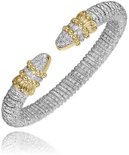 Vahan 14k Gold & Sterling Silver Diamond Bracelet