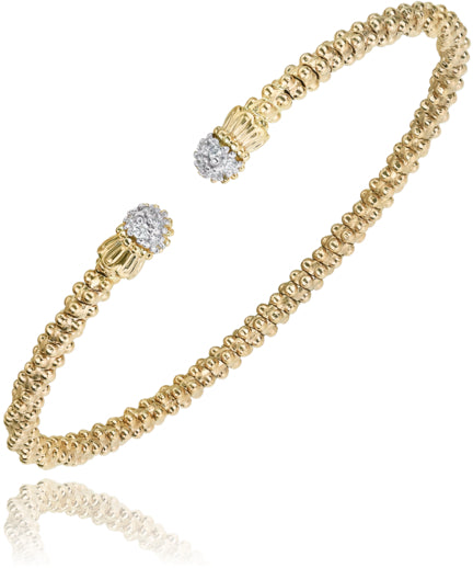 Vahan 14k Gold & Sterling Silver Diamond Bracelet