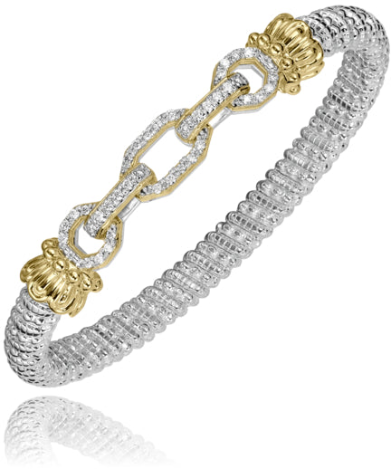 Vahan 14k Gold & Sterling Silver Diamond Bracelet