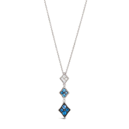 Le Vian Ombre Pendant featuring 1/5 cts. Denim Ombré®, 1/20 cts. White Sapphire, set in 14K Vanilla Gold®
