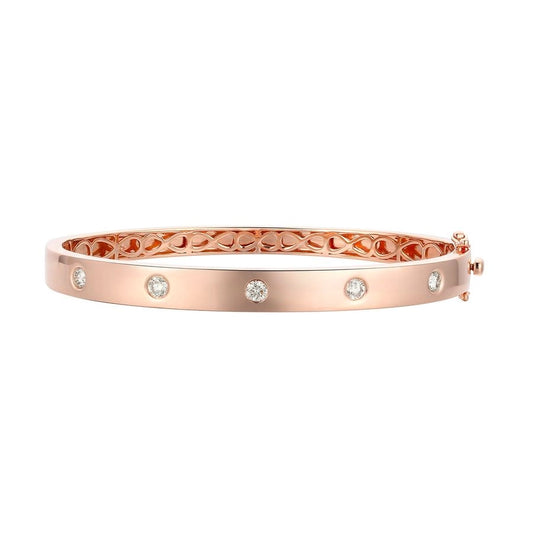 Le Vian® Bangle featuring 1/2 cts. Nude Diamonds™ set in 14K Strawberry Gold®