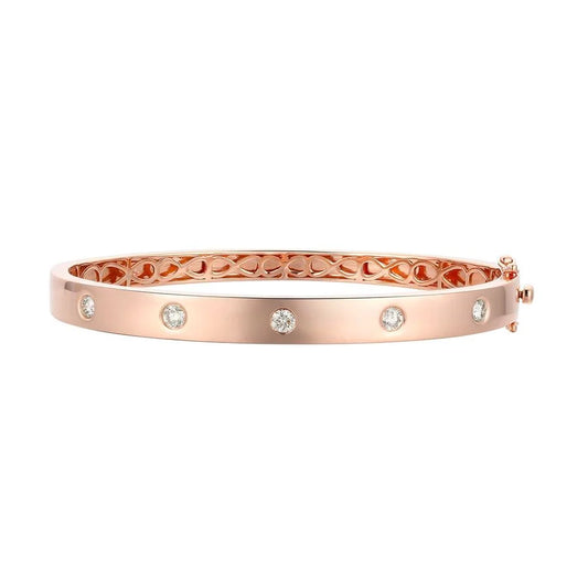 Le Vian® Bangle featuring 1/2 cts. Nude Diamonds™ set in 14K Strawberry Gold®