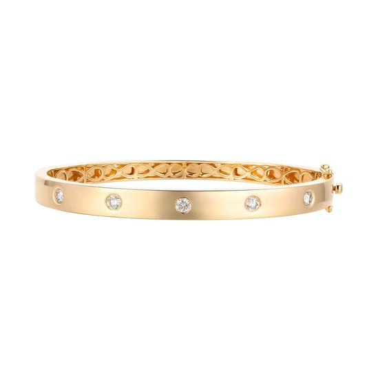 Le Vian® Bangle featuring 1/2 cts. Nude Diamonds™ set in 14K Honey Gold™