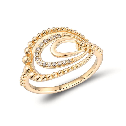 Le Vian® Ring featuring 1/15 cts. Nude Diamonds™ set in 14K Honey Gold™