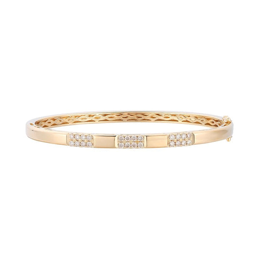 Le Vian® Bangle featuring 1/2 cts. Nude Diamonds™ set in 14K Honey Gold™