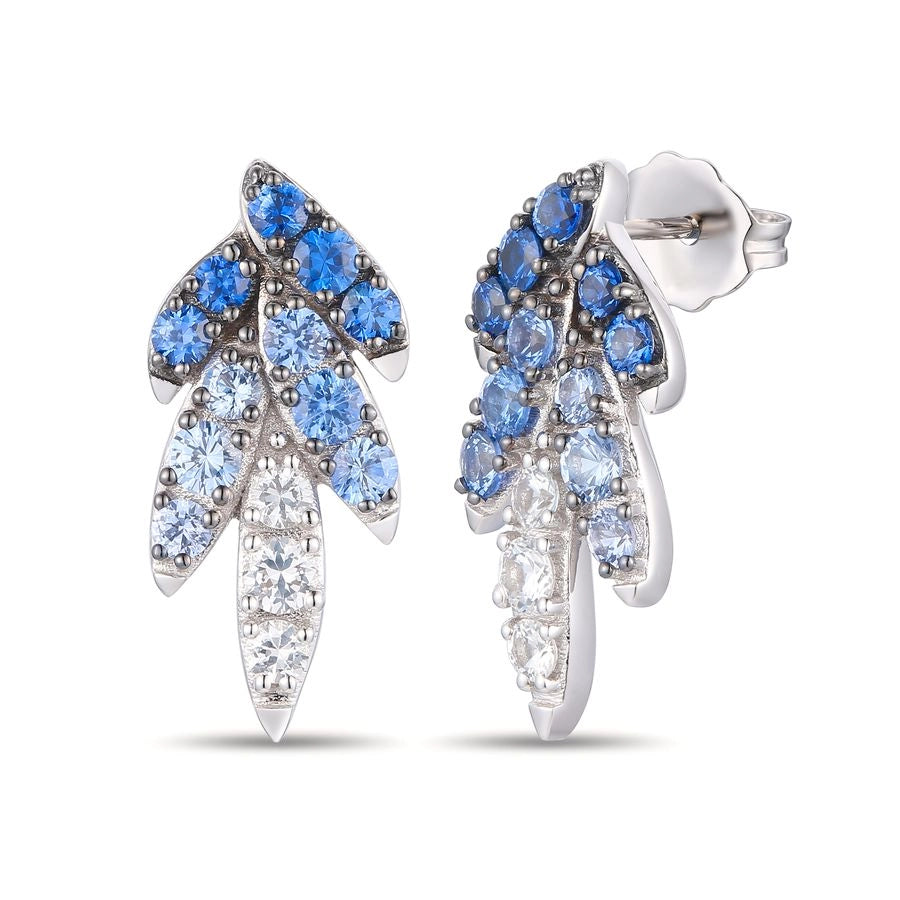 Le Vian Ombre Earrings featuring 1 cts. Denim Ombré®, 1/3 cts. White Sapphire, set in 14K Vanilla Gold®