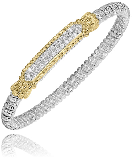 Vahan 14k Gold & Sterling Silver Diamond Bracelet