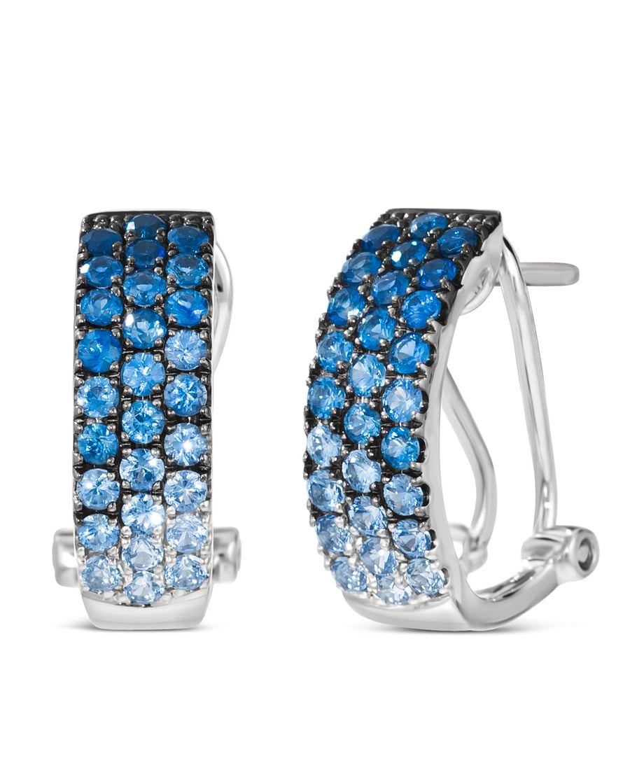 Le Vian Ombre Earrings featuring 1 1/5 cts. Denim Ombré®, set in 14K Vanilla Gold®