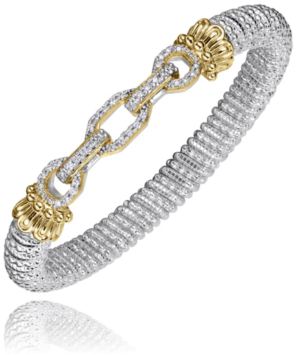 Vahan 14k Gold & Sterling Silver Diamond Bracelet