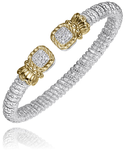 Vahan 14k Gold & Sterling Silver Diamond Bracelet