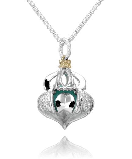 Vahan 14k Gold & Sterling Silver Pendant