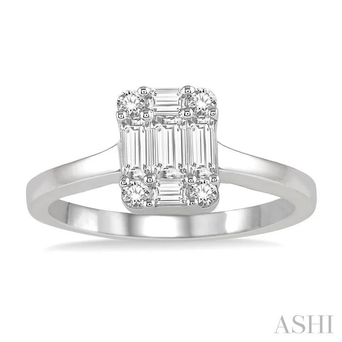 Fusion Diamond Engagement Ring