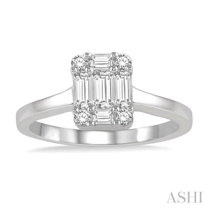 Fusion Diamond Engagement Ring