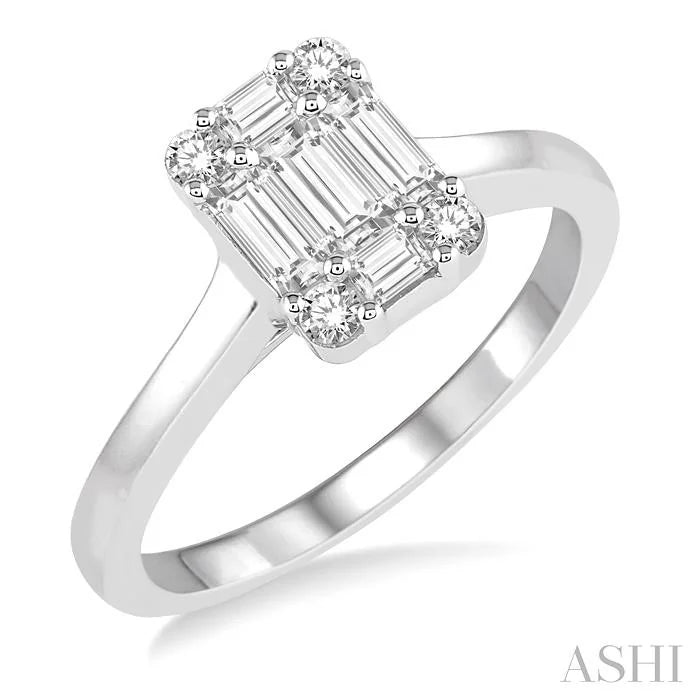 Fusion Diamond Engagement Ring