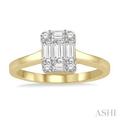 Fusion Diamond Engagement Ring