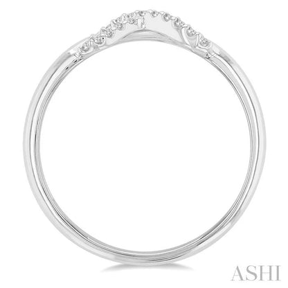 Infinity Cross Petite Diamond Fashion Ring