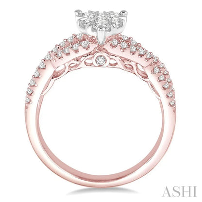 Heart Shape Lovebright Diamond Engagement Ring