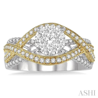 Round Shape Lovebright Diamond Ring