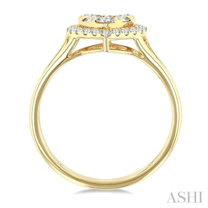 Heart Shape Halo Lovebright Diamond Engagement Ring
