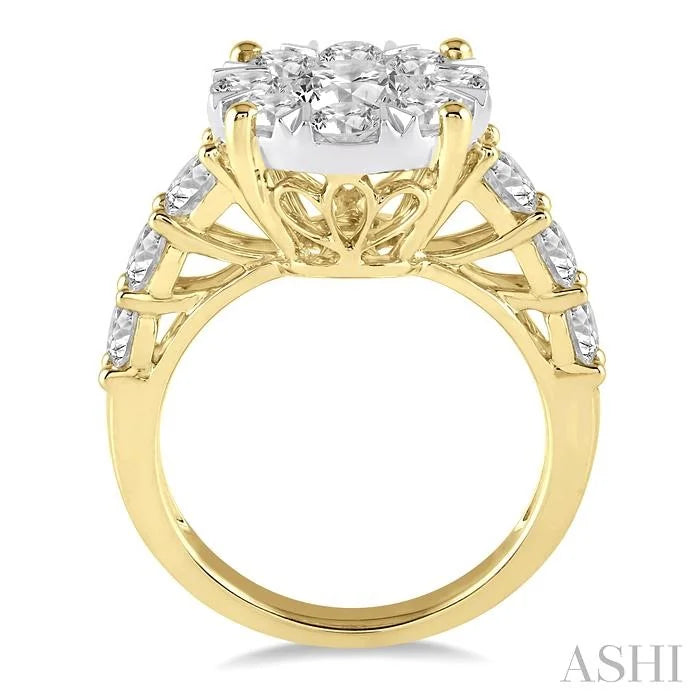 Round Shape Lovebright Essential Diamond Engagement Ring