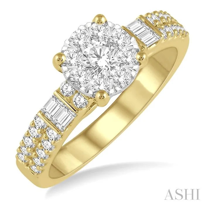 Round Shape Lovebright Diamond Ring