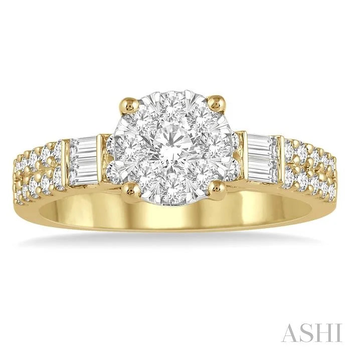 Round Shape Lovebright Diamond Ring