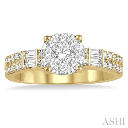 Round Shape Lovebright Diamond Ring