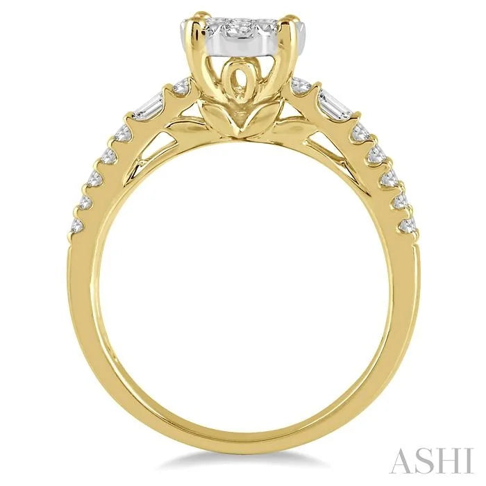Round Shape Lovebright Diamond Ring