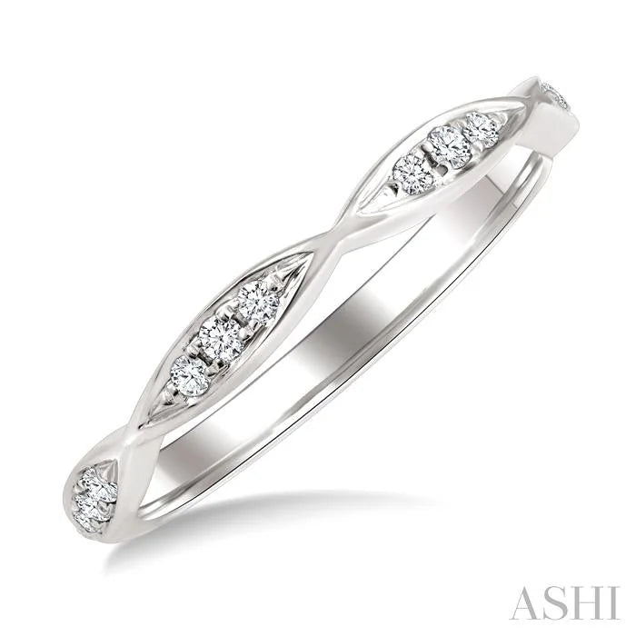 Stackable Diamond Wedding Band