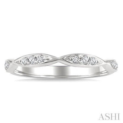 Stackable Diamond Wedding Band