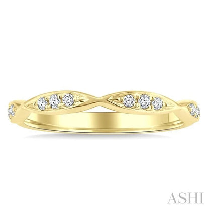 Stackable Diamond Wedding Band